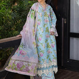 ELAF Signature Embroidered Lawn Unstitched 3Pc Suit ESL-05A STARLIT HARMONY