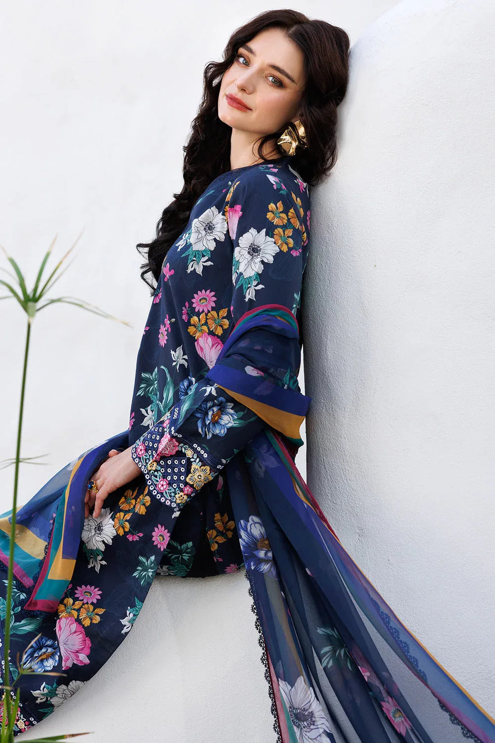 Farasha | Printed Essentials | Floral Stardust - Rang-e-Khaas