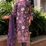 Farasha | Printed Essentials | Majestic Purple