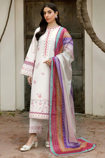 Farasha | Summer Weaves Embroidered Lawn | Pebble Glow - Rang-e-Khaas