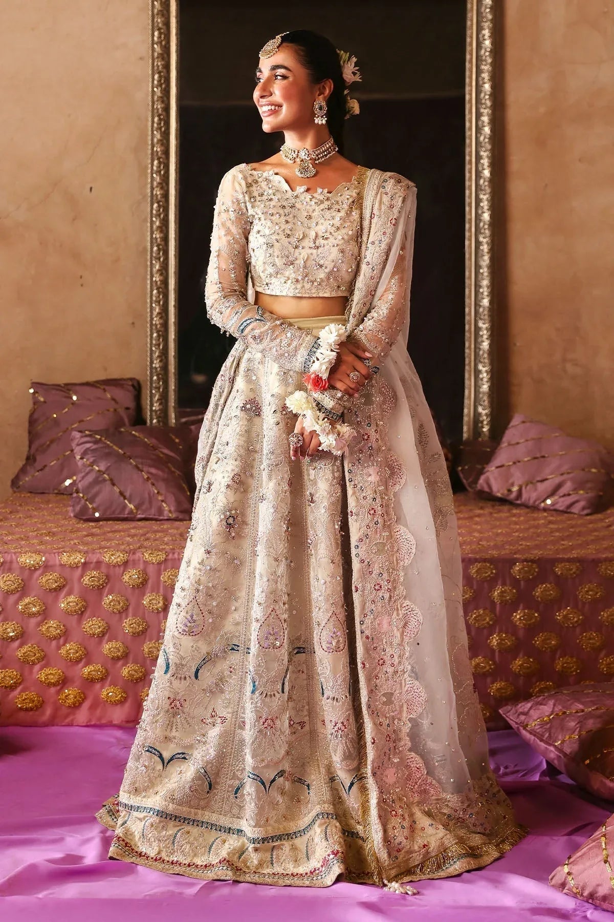 Nureh | Jhoomro Wedding Formals | NL-72 CHANDNI - Rang-e-Khaas