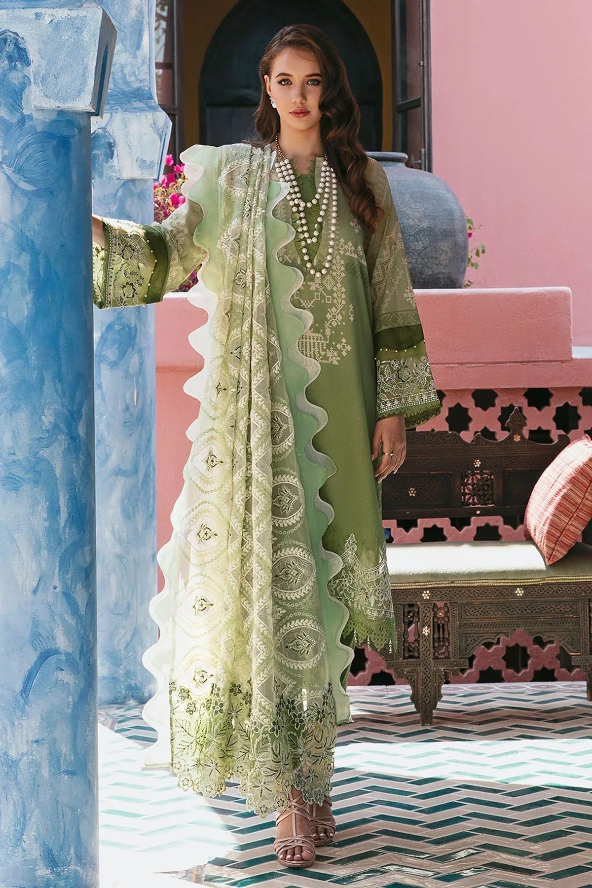Nureh | Maya Swiss Lawn | NS-64 - Rang-e-Khaas