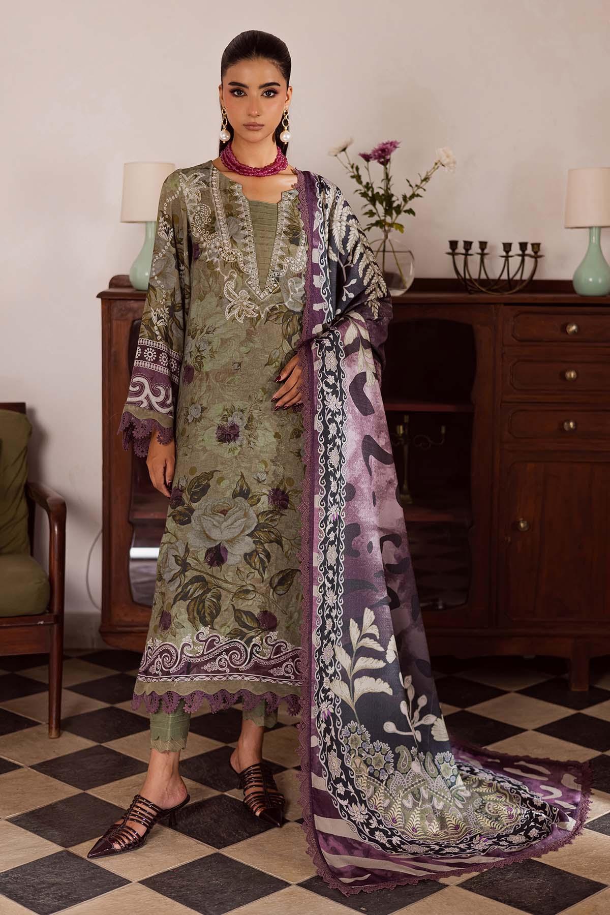 Nureh | Linen Jacquard | SP-191 - Rang-e-Khaas