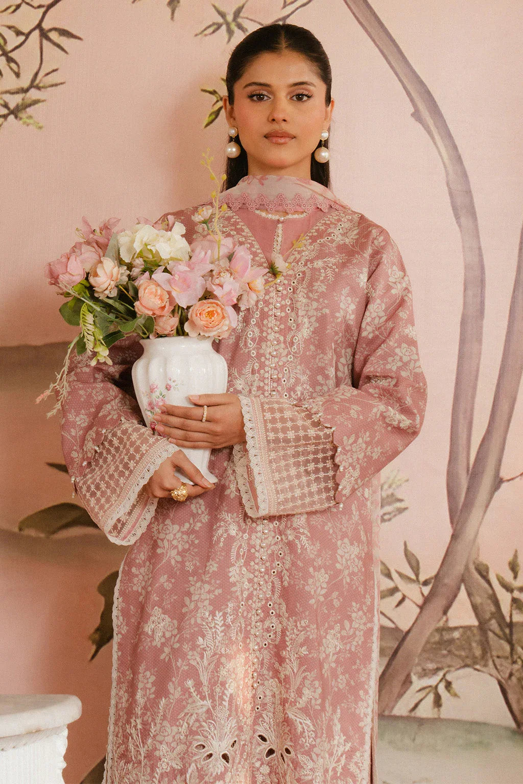 Ayzel | Armelia Printed Lawn 25 | Sylvie - Rang-e-Khaas