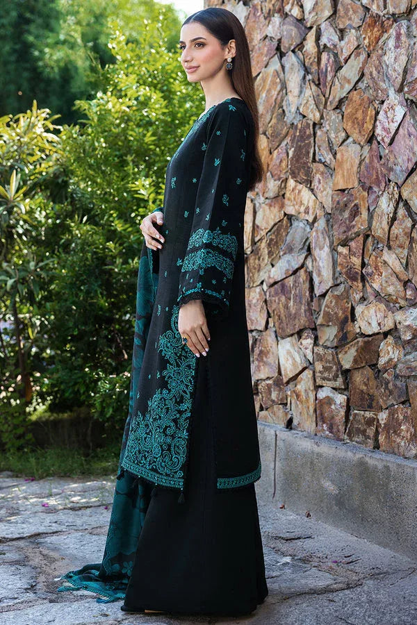 Farasha | Eminence Khaddar 25 | Sepia - Rang-e-Khaas