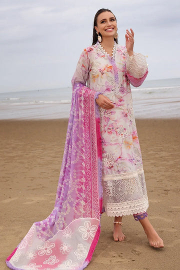 Nureh | Gardenia Embroidered Lawn 25 | NSG-172 - Rang-e-Khaas