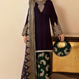 JAZMIN__Embroidered Velvet Formal VF-2030