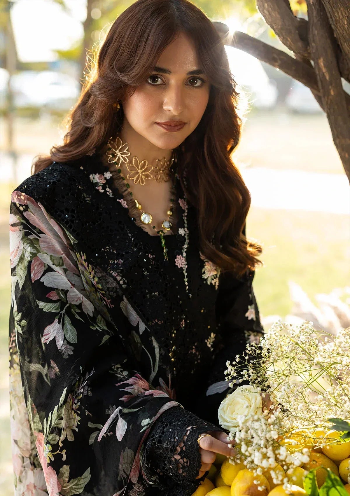 ELY-2B MIDNIGHT BLOSSOM - Rang-e-Khaas