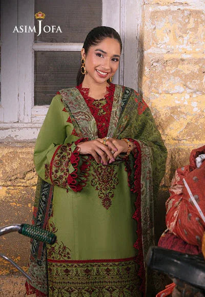 Asim Jofa | Embroidered Lawn Collection | AJAR-33 - Rang-e-Khaas