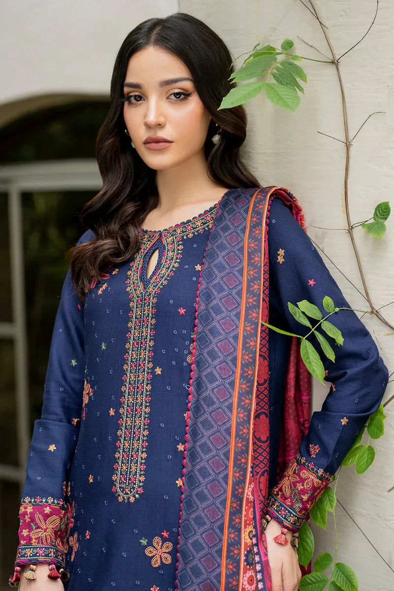 Jazmin | Winter Edition 24 | KHADDAR UW-0051 - Rang-e-Khaas