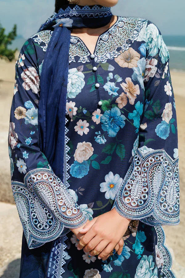 Farasha | Printed Essentials | Floral Blush - Rang-e-Khaas