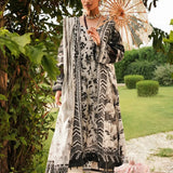 Elaf Premium | Printed Collection 24 | EEP-07B - Black Blossom