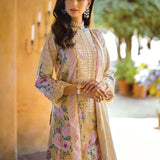 Elaf Premium Print Chikankari Lawn Unstitched 3Pc Suit ECT-04A TWINKLE