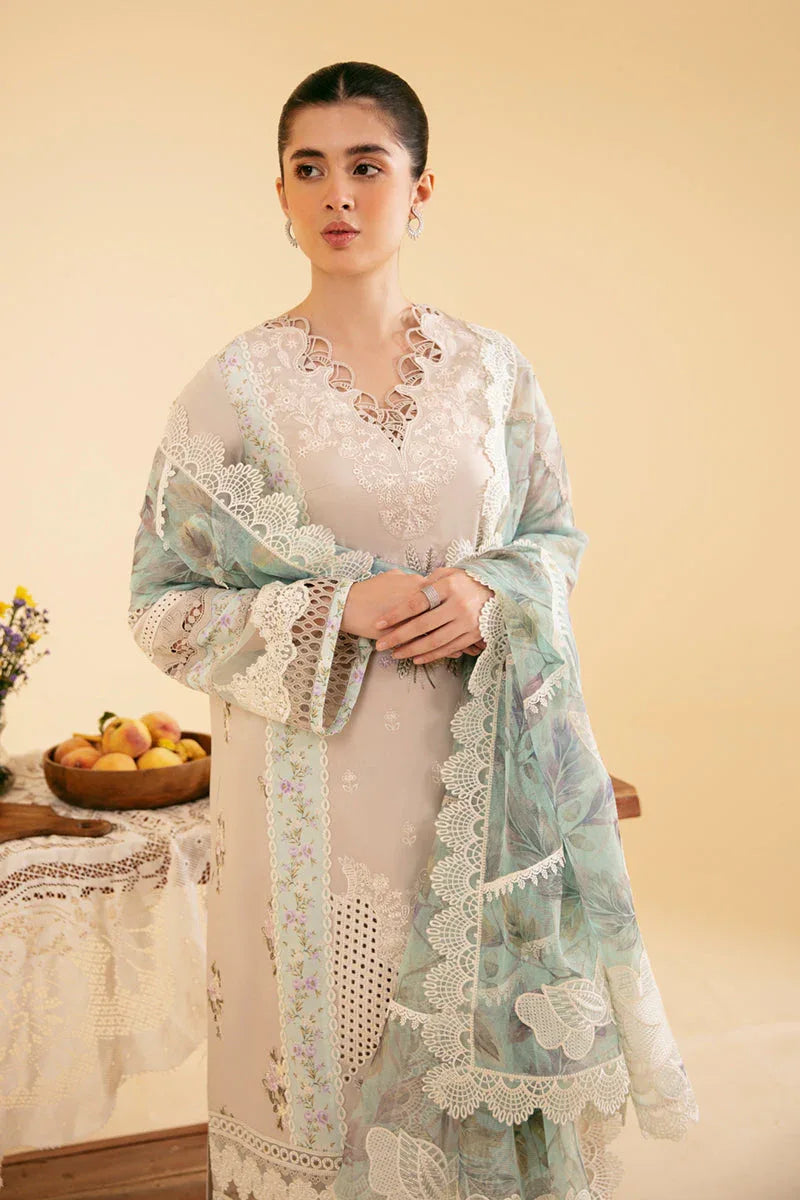 Qalamkar | Qlinekari Luxury Lawn | SQ-13 AYSEL - Rang-e-Khaas