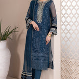 BAROQUE-EMBROIDERED ORGANZA UF-413