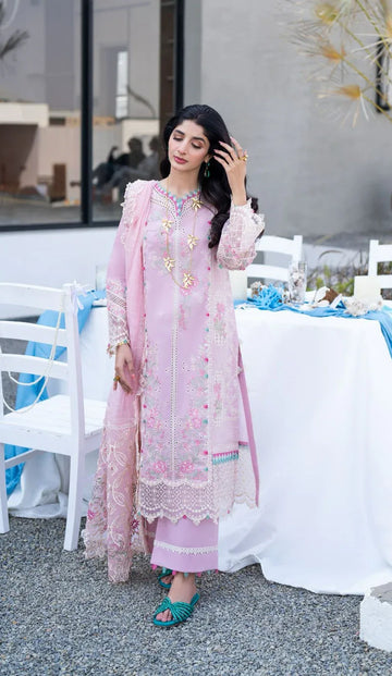Aabyaan | Saagar Luxury Lawn 25 | RAQS (AS-02) - Rang-e-Khaas
