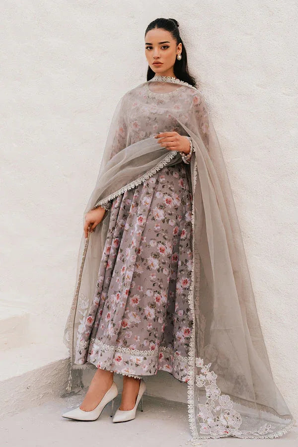 Baroque | Luxury Pret 25 | EMBROIDERED CHIFFON PR-1090 - Rang-e-Khaas