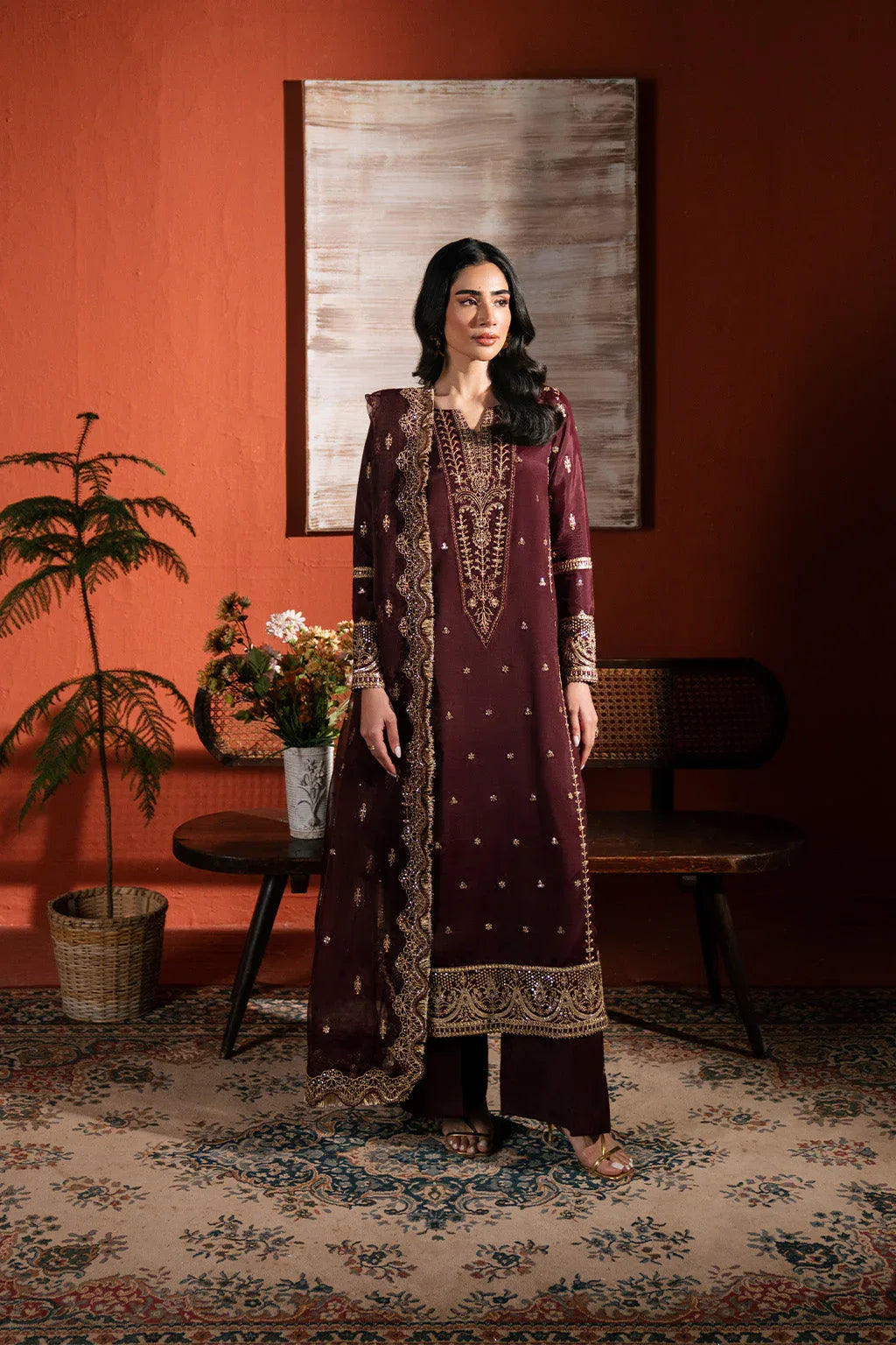 Neeshay | Raw Silk | RTW-RS-05 - Rang-e-Khaas