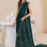 Iznik | Chinnon Chiffon | CC-47 Embroidered Chiffon