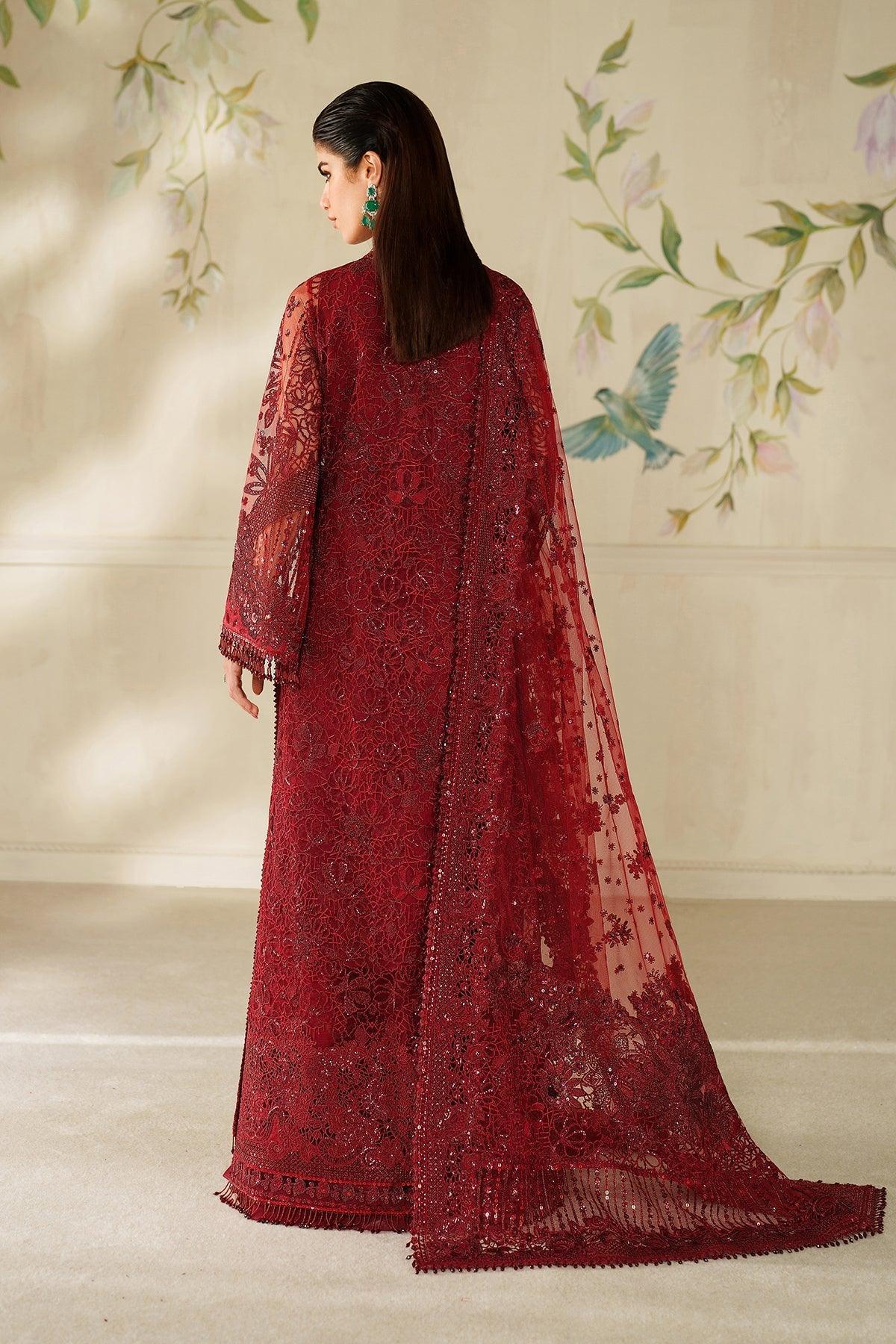 EMBROIDERED NET CH14-01 STITCHED