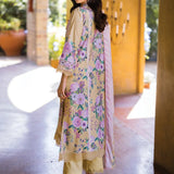 Elaf Premium Print Chikankari Lawn Unstitched 3Pc Suit ECT-04A TWINKLE