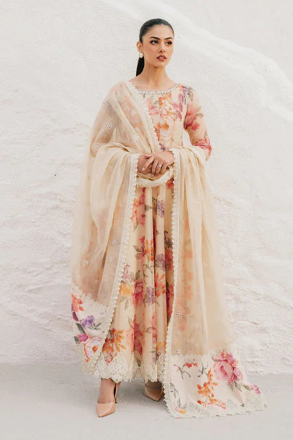 Baroque | Luxury Pret 25 | EMBROIDERED COTTON PATTI PR-1091 - Rang-e-Khaas