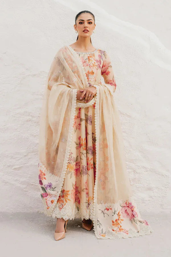 Baroque | Luxury Pret 25 | EMBROIDERED COTTON PATTI PR-1091 - Rang-e-Khaas