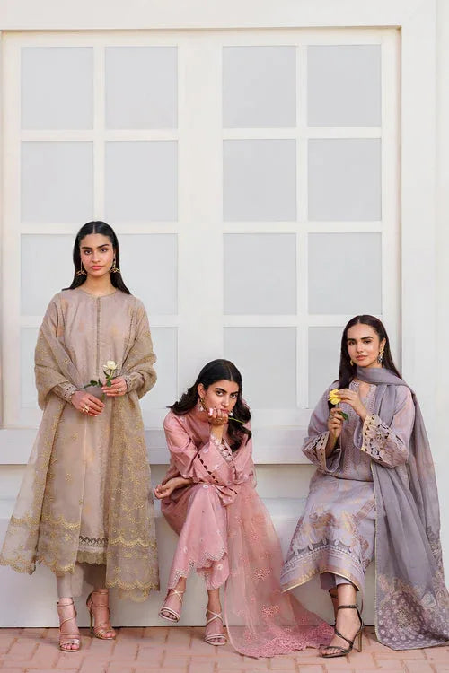 Baroque | Luxury Pret 24 | LAWN UF-643 - Rang-e-Khaas