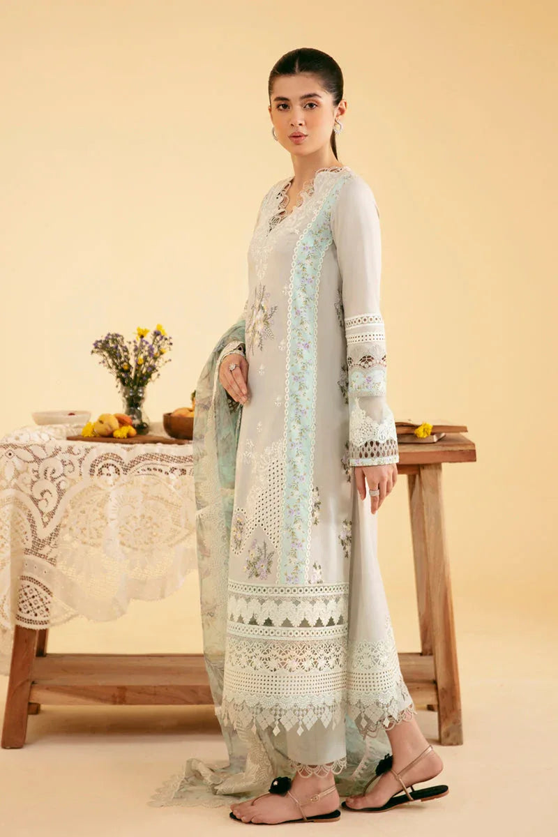 Qalamkar | Qlinekari Luxury Lawn | SQ-13 AYSEL - Rang-e-Khaas