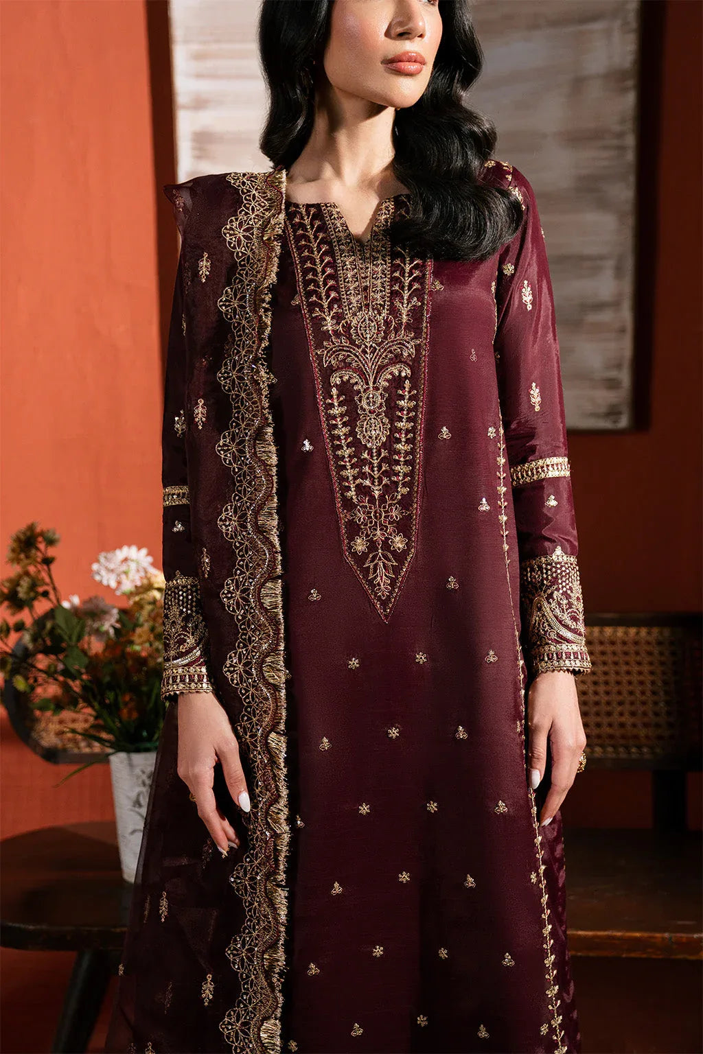 Neeshay | Raw Silk | RTW-RS-05 - Rang-e-Khaas