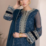 BAROQUE-EMBROIDERED ORGANZA UF-413