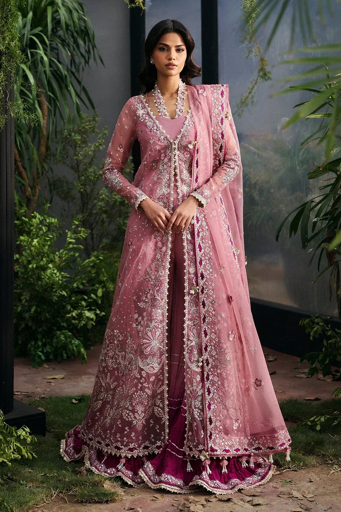 Afrozeh | La Fuchsia 25 | Seraira - Rang-e-Khaas