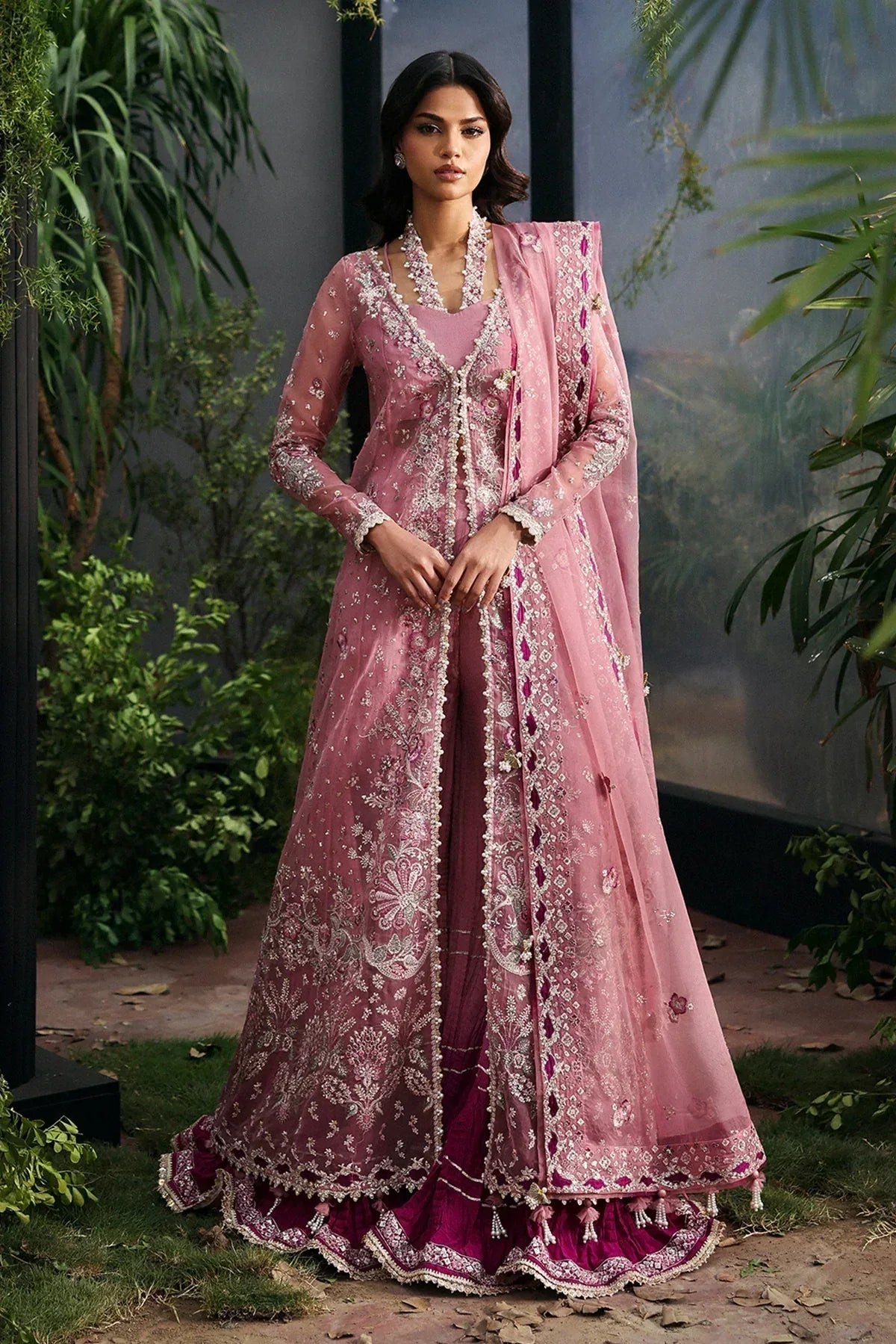 Afrozeh | La Fuchsia 25 | Seraira - Rang-e-Khaas