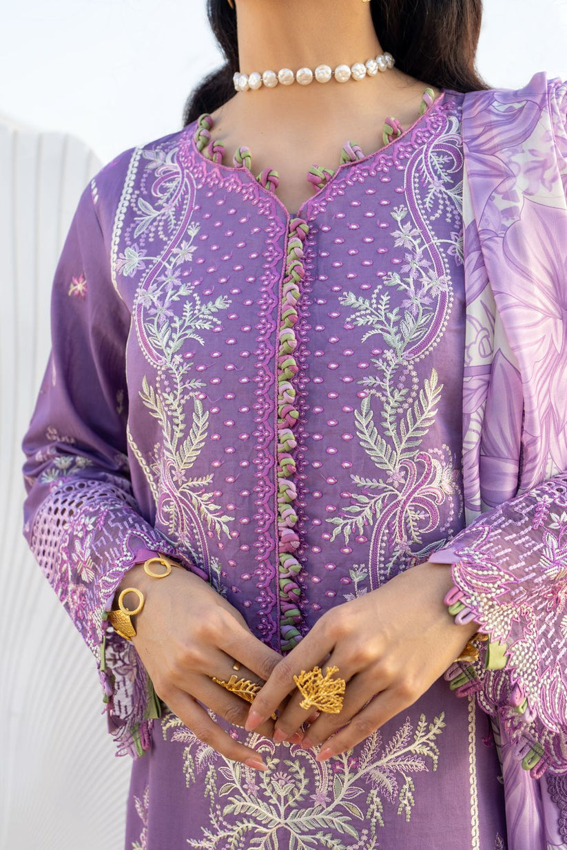 Aabyaan | Saagar Luxury Lawn 25 | ZARQA (AS-01)