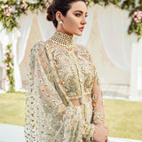 Gulaal | Wedding Formals | Cher Embroidered Net 3-Piece Suit WS-04