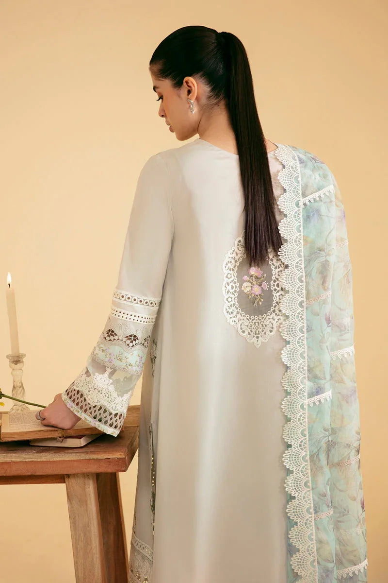 Qalamkar | Qlinekari Luxury Lawn | SQ-13 AYSEL - Rang-e-Khaas