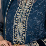 BAROQUE-EMBROIDERED ORGANZA UF-413