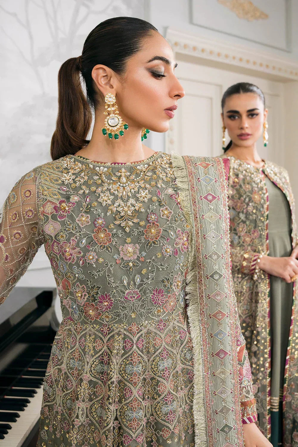 Baroque | Chantelle Embroidered Collection 2024 | CH12-02 - Rang-e-Khaas