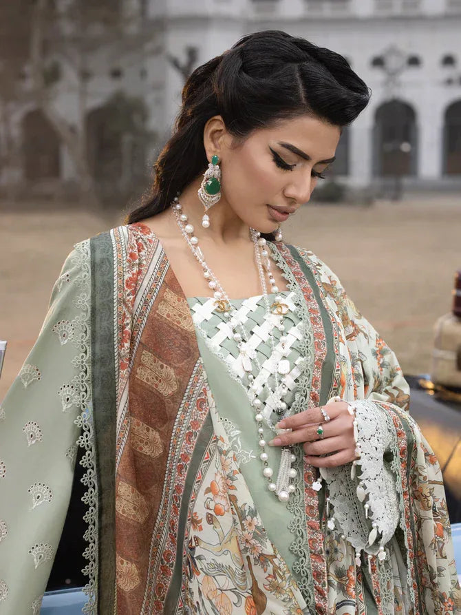Faiza Faisal | Maya Luxury Lawn | Elena - Rang-e-Khaas