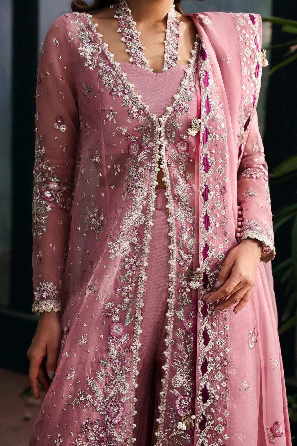 Afrozeh | La Fuchsia 25 | Seraira - Rang-e-Khaas