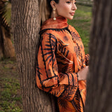 Alizeh | Sheen Lawn Prints 24 | MARIGOLD