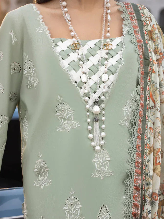 Faiza Faisal | Maya Luxury Lawn | Elena - Rang-e-Khaas