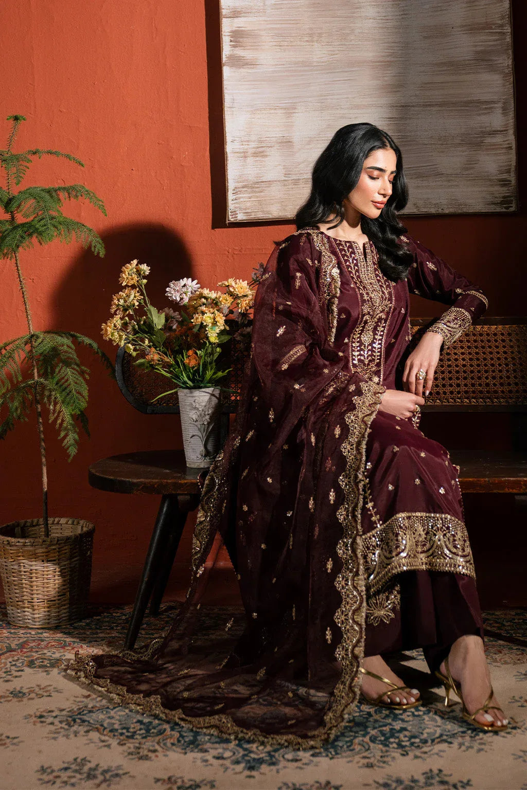 Neeshay | Raw Silk | RTW-RS-05 - Rang-e-Khaas