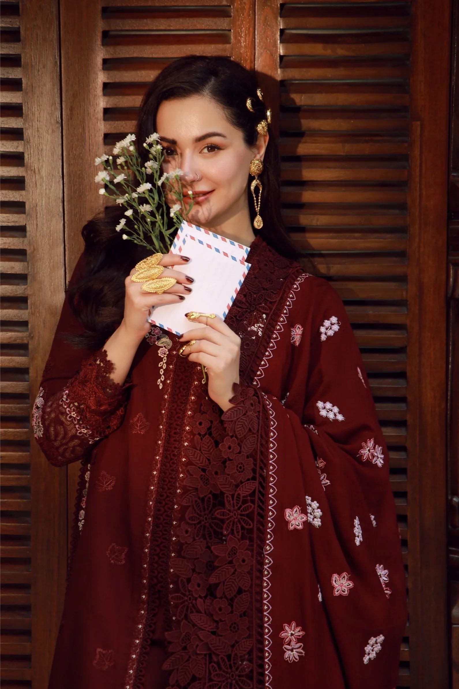 Maryam Hussain | Winter Shawl 25 | Taali - Rang-e-Khaas