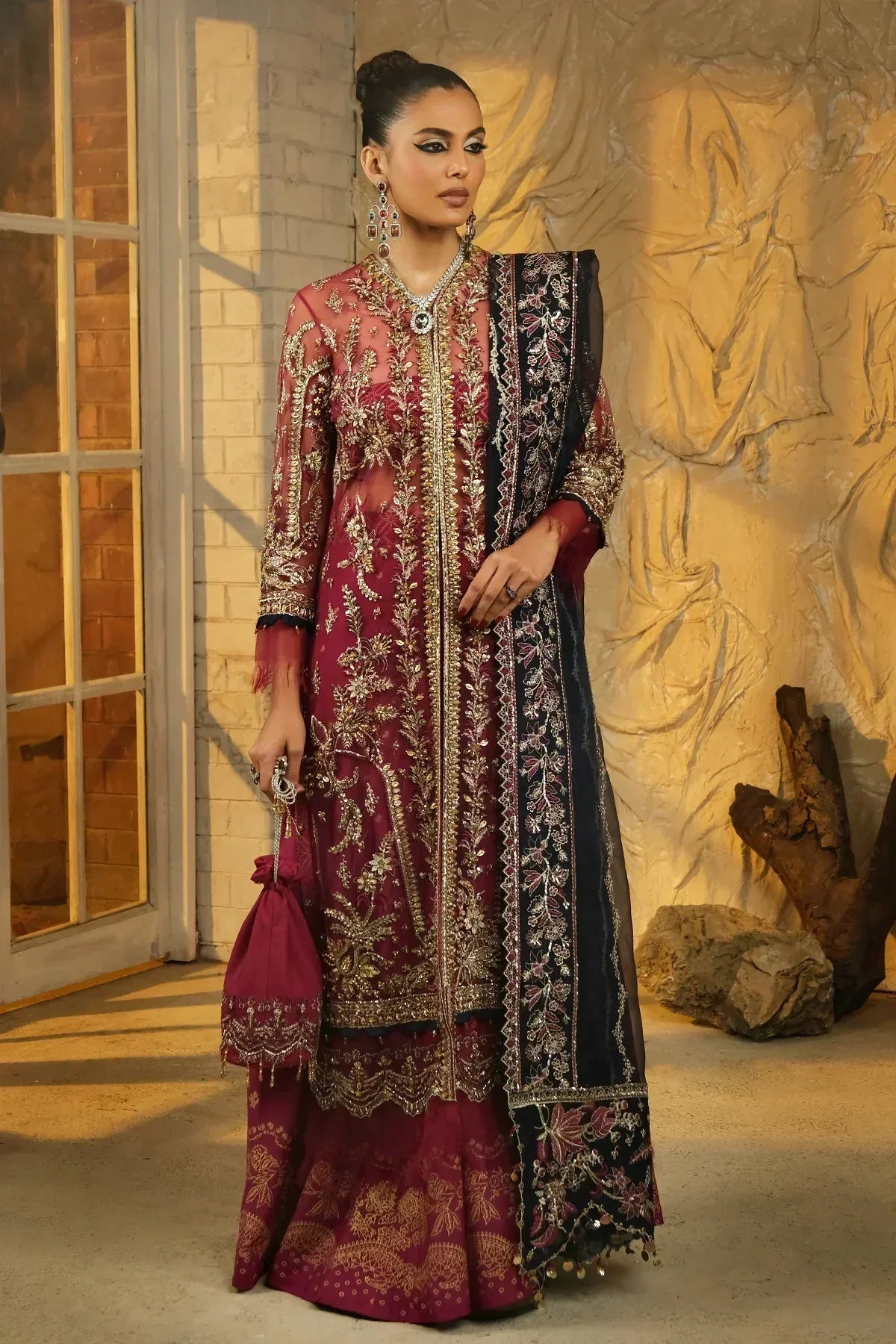Mina Kashif | Kahani Luxury Formals 23 | Janiya - Rang-e-Khaas