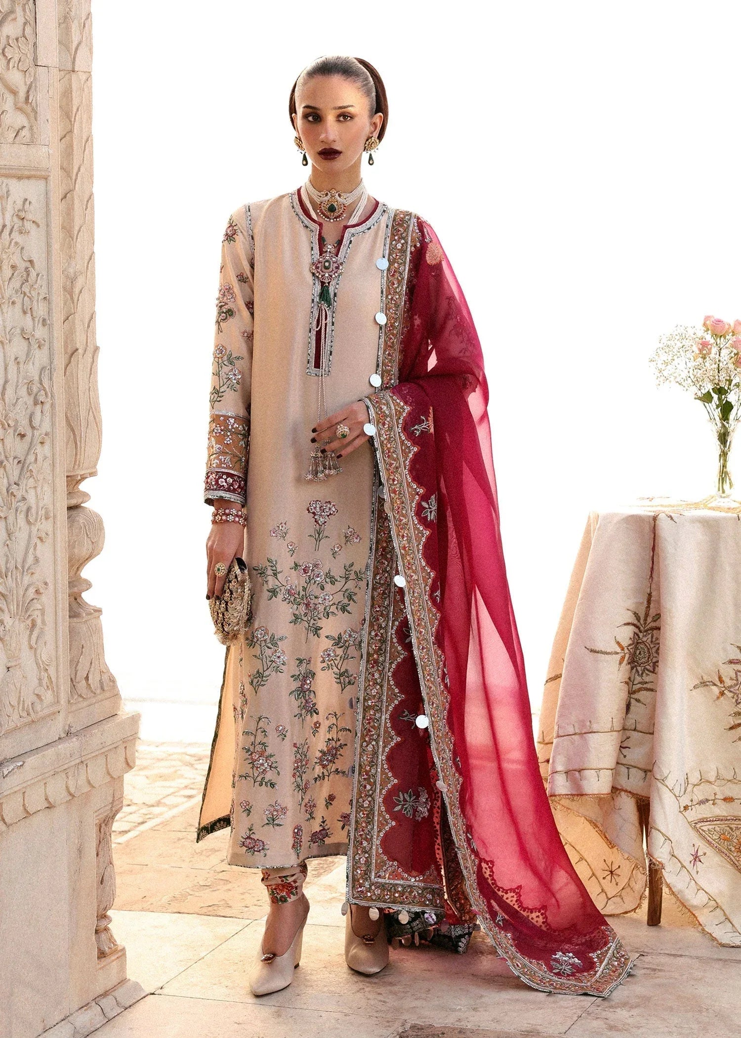 Hussain Rehar | Luxury Pret AW 25 | Florielle - Rang-e-Khaas