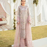 Gulaal | Wedding Formals | CLAIR EMBROIDERED NET 3-PIECE SUIT WS-05