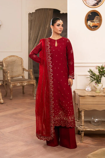 Neeshay | Luxe Pret | Crimora - Rang-e-Khaas