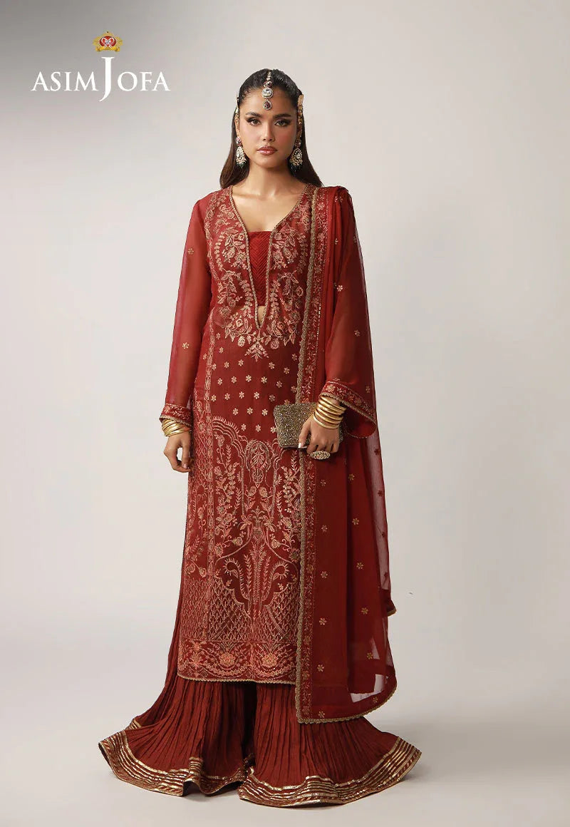 Asim Jofa | Layaan Festive Collection | AJULO-11 - Rang-e-Khaas