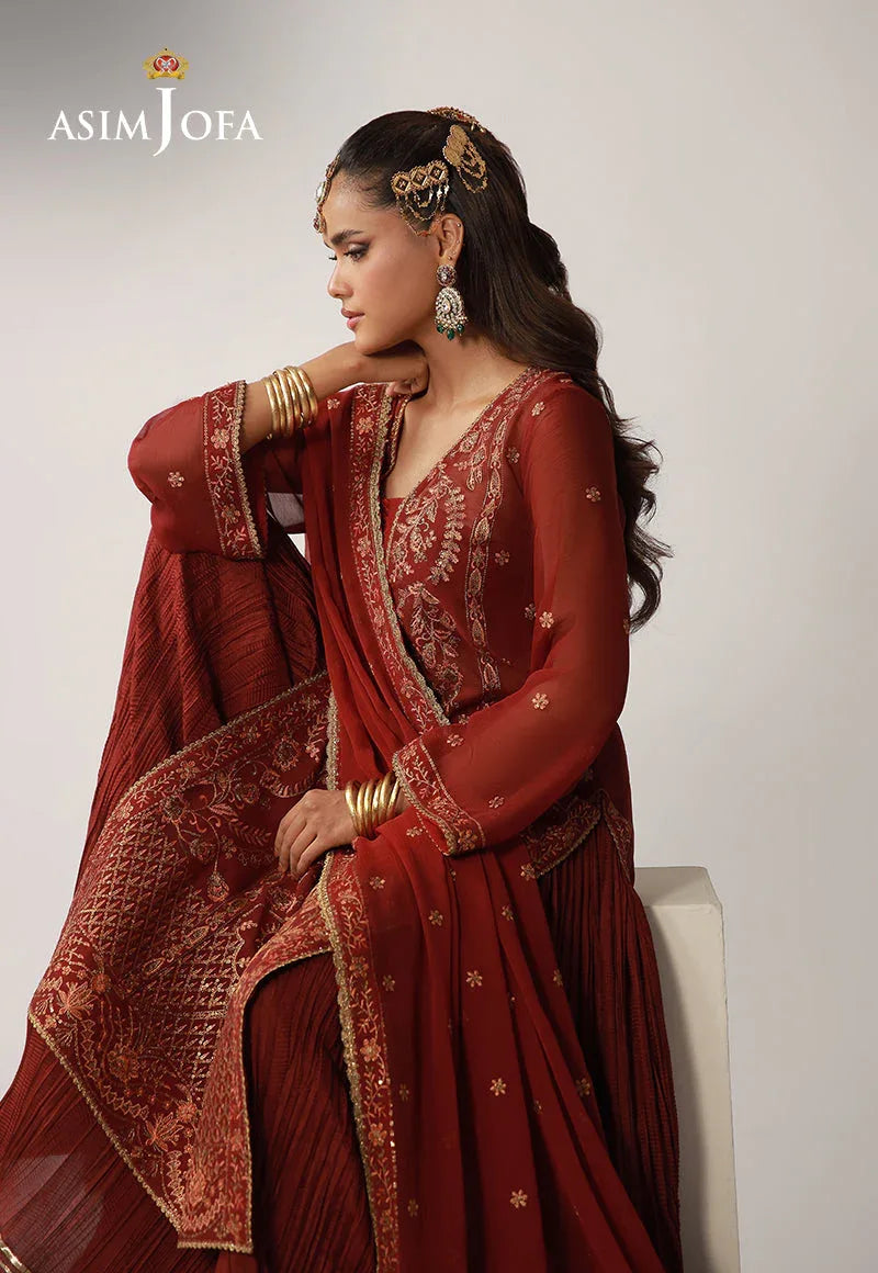 Asim Jofa | Layaan Festive Collection | AJULO-11 - Rang-e-Khaas